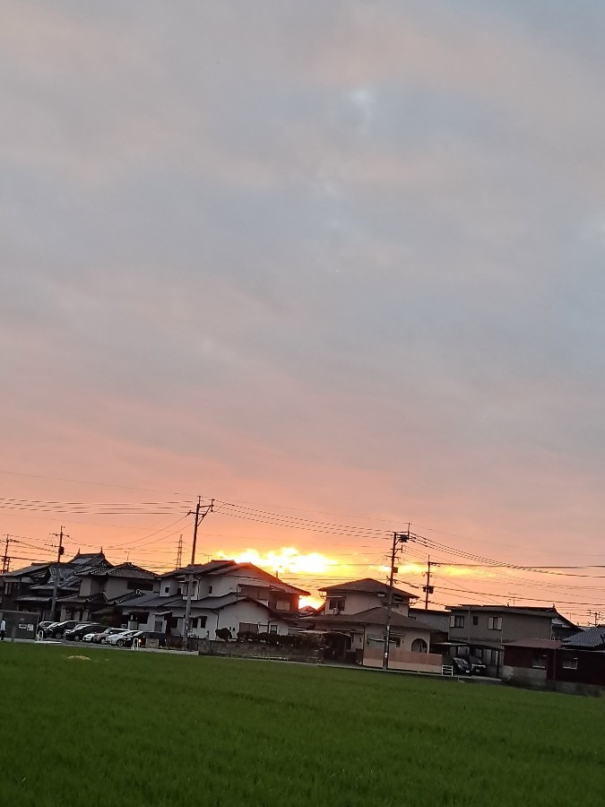 10/13　今朝の空