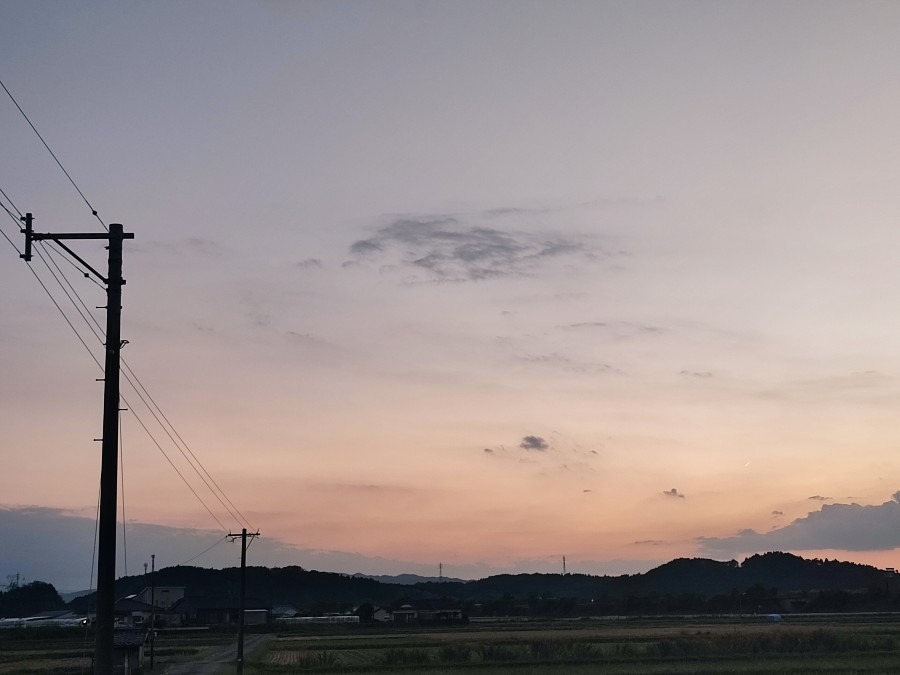 宮崎県  国富町の夕空🌇