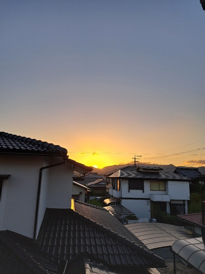 10/5　夕空