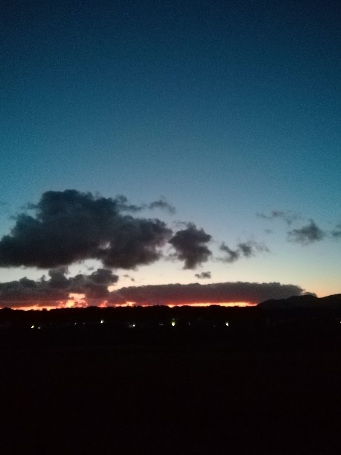 今朝の空