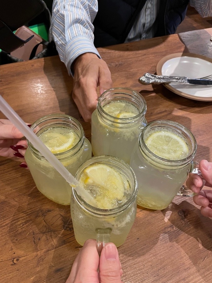 檸檬で乾杯🍋