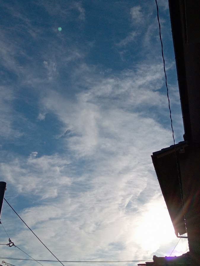 現在の空☀️　8:40