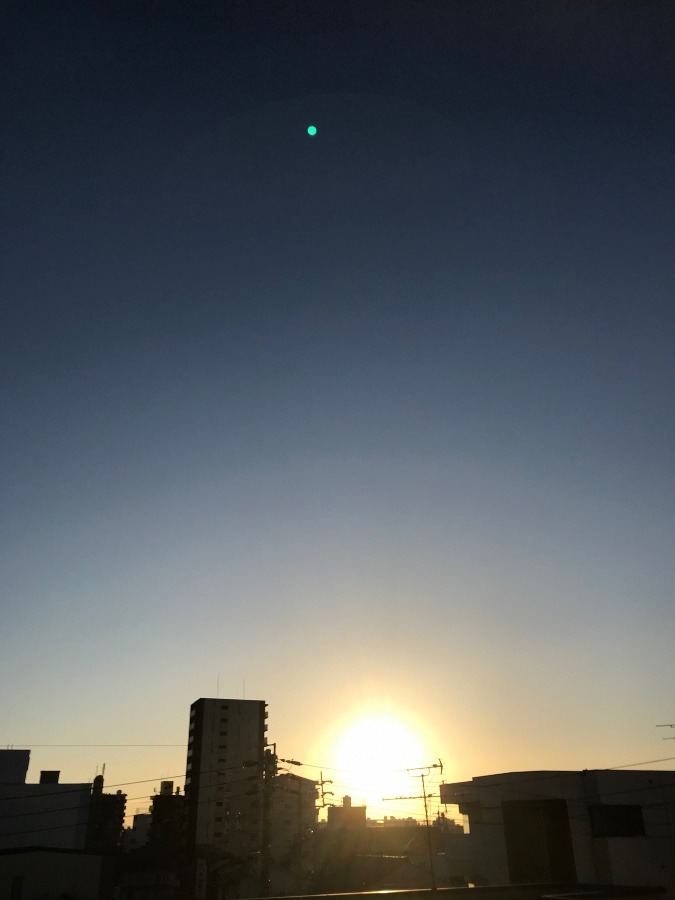 今日の朝陽〜☀️✨