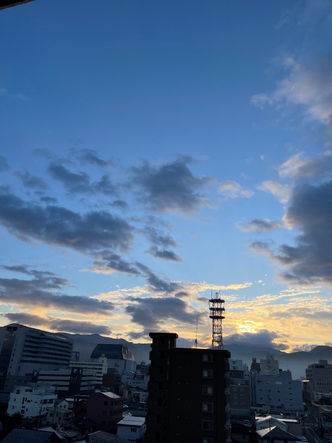 今朝の空  2