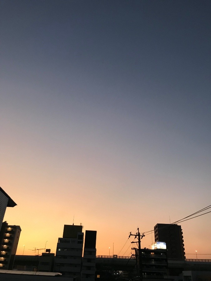 優しい夕焼け〜🌆