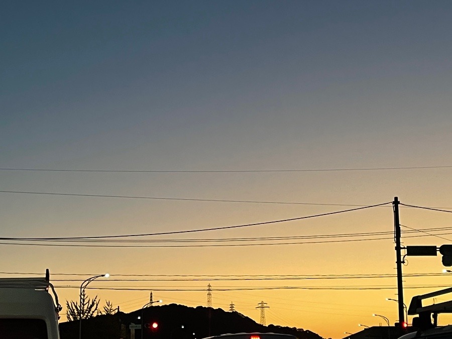 今日の広島の夕やけ🥰