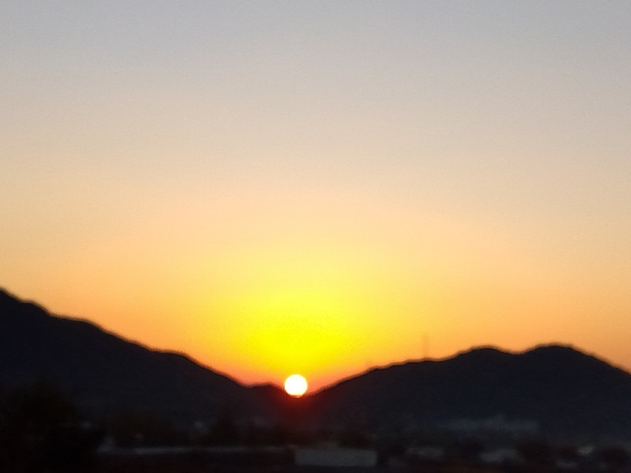 今日の日の出🌄