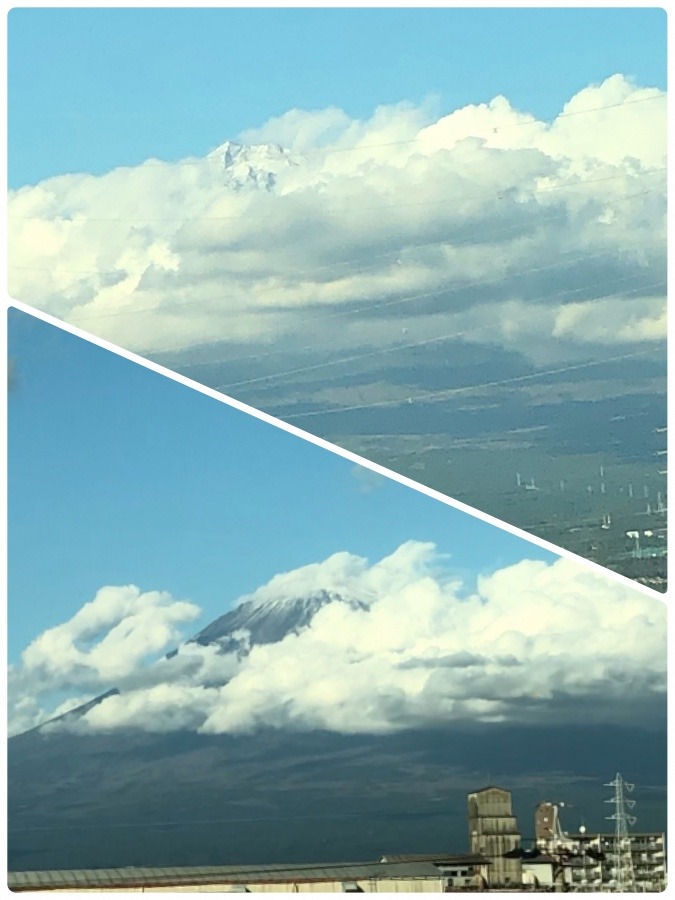 富士山がちょっとだけ🗻