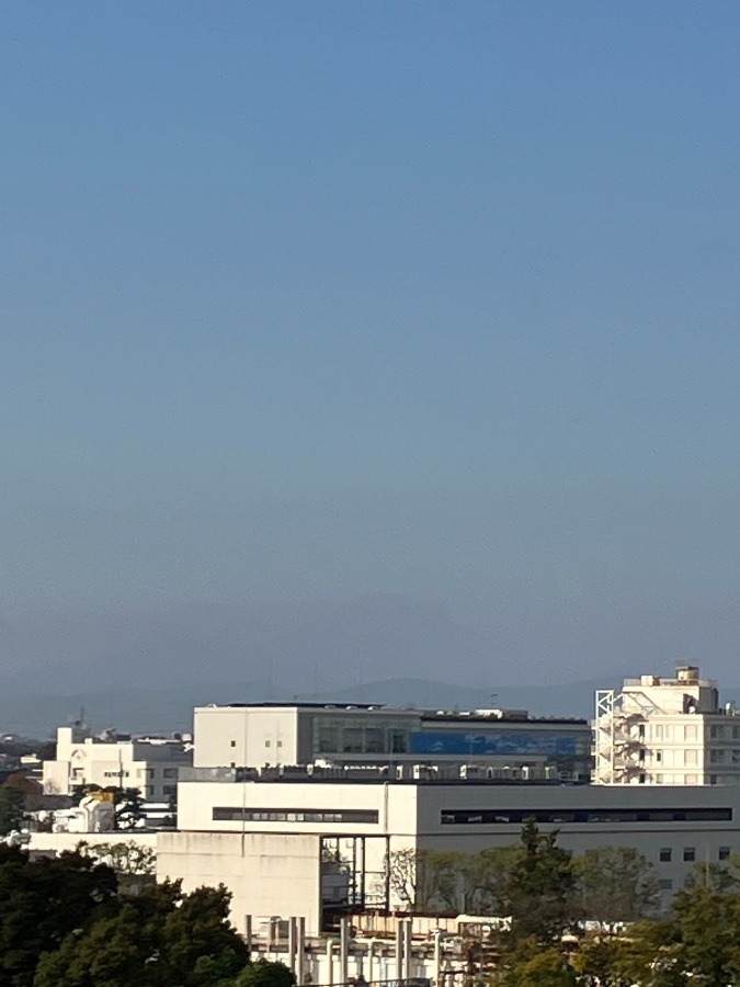 今朝の富士山