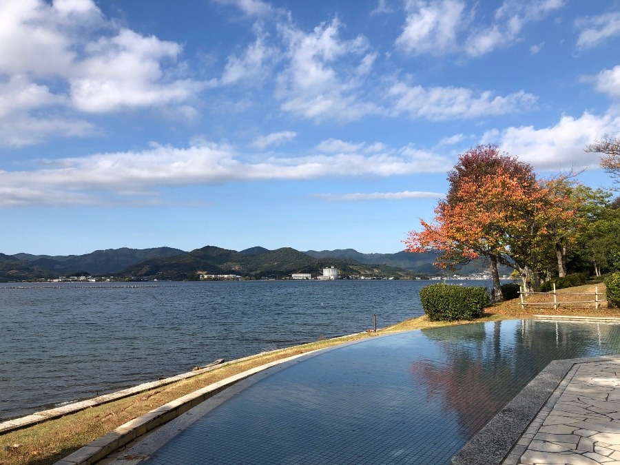 今朝の浜名湖