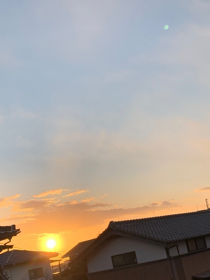 今朝の空