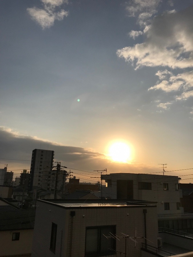 12/8の朝陽〜☀️✨