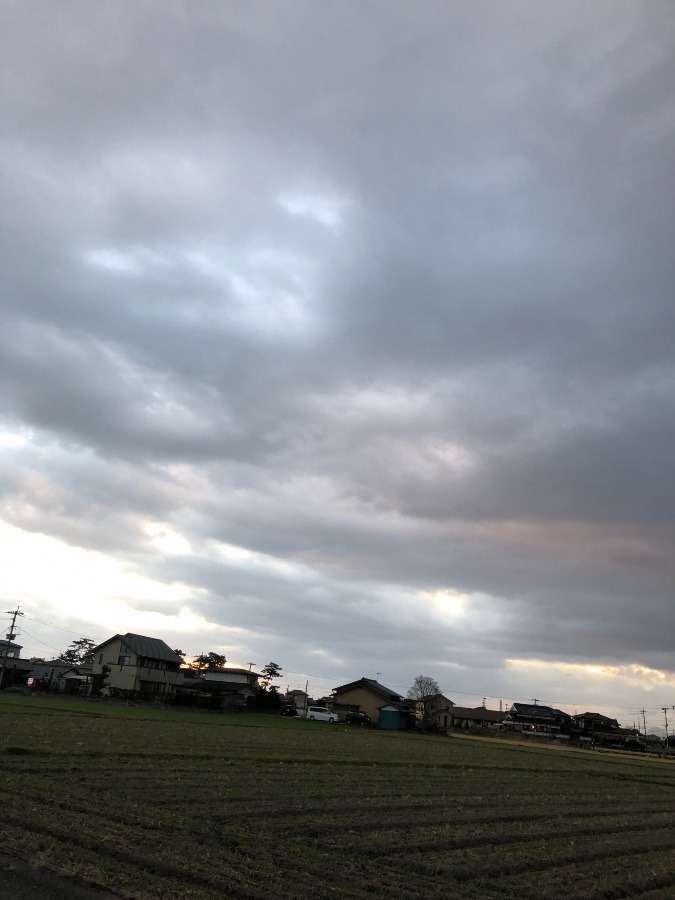 今日の朝空