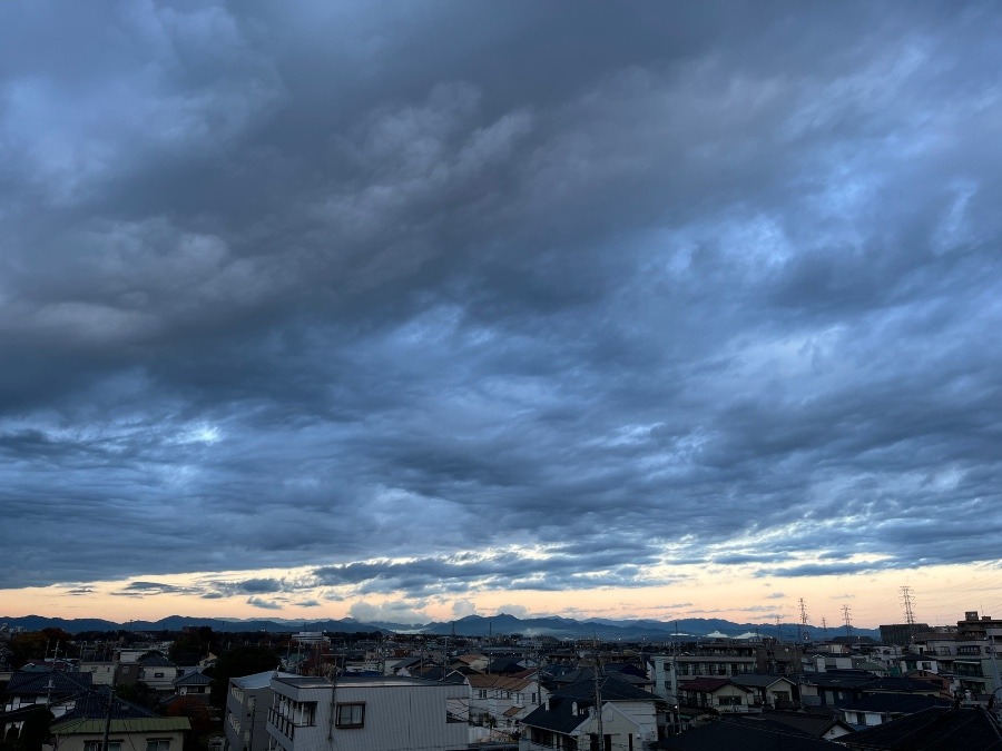 今朝の空