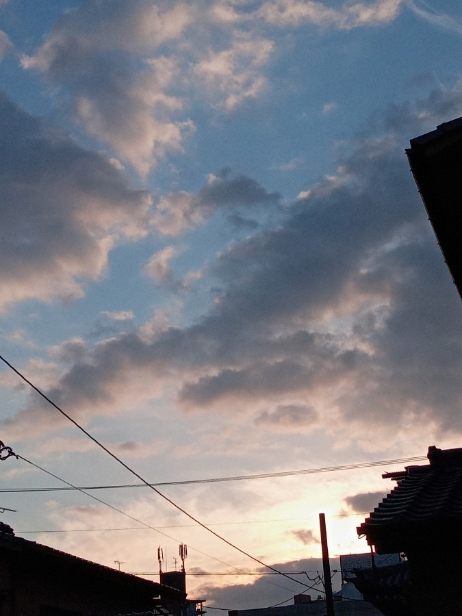 現在の空✨　7:50