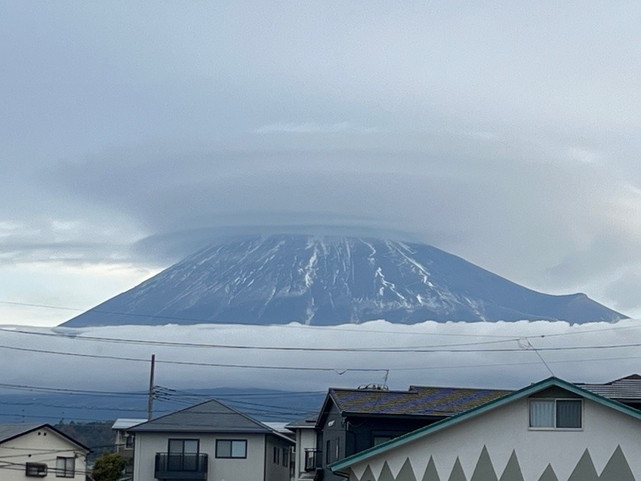 富士山と雲