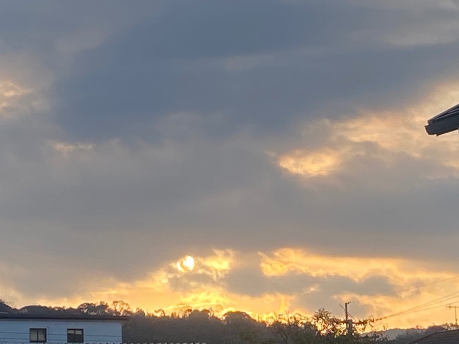 今朝の空　12／30