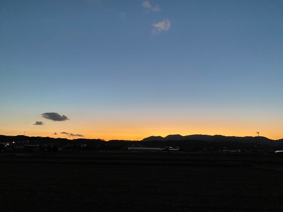 今朝の空　12／13