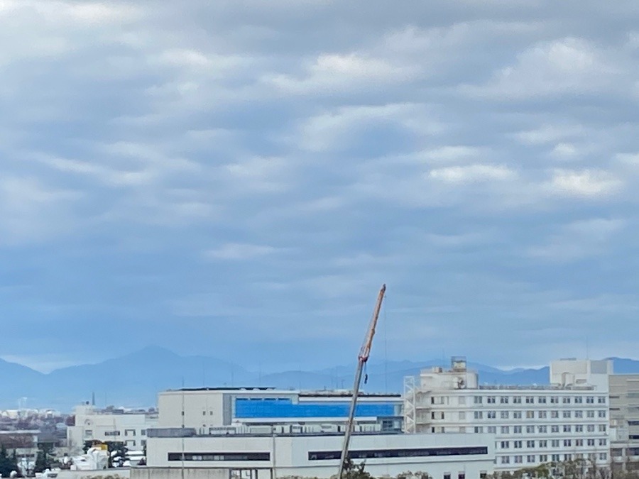 日の出前の富士山　1