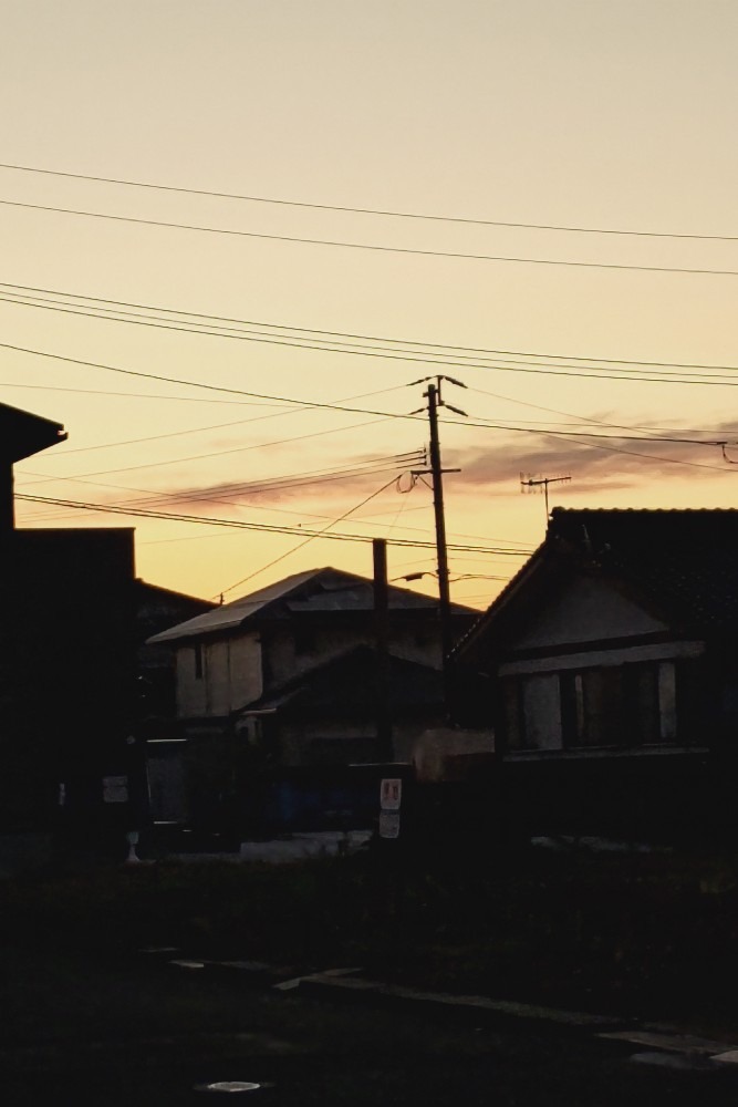 今朝空!