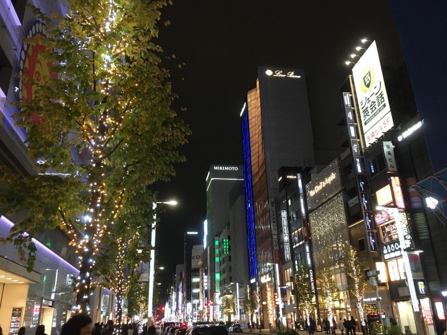 銀座のイルミネーション