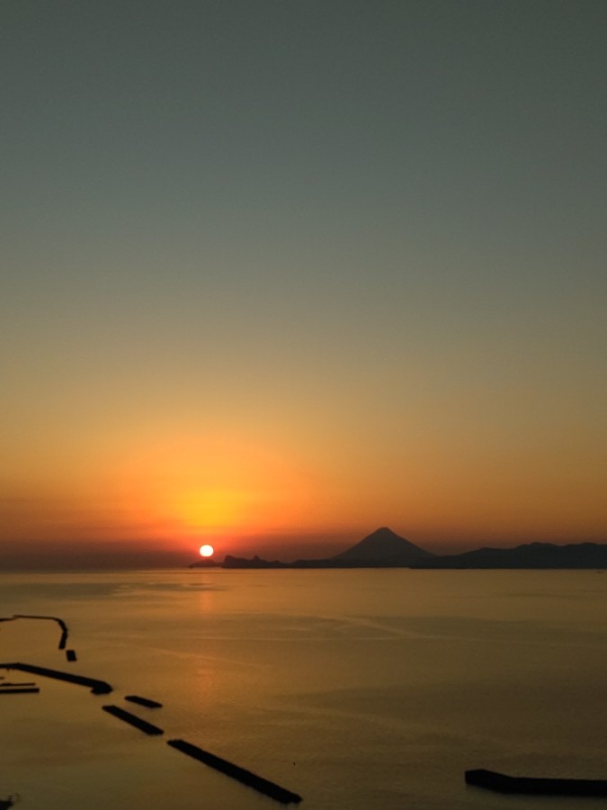 夕焼け❗️すずしろの里から