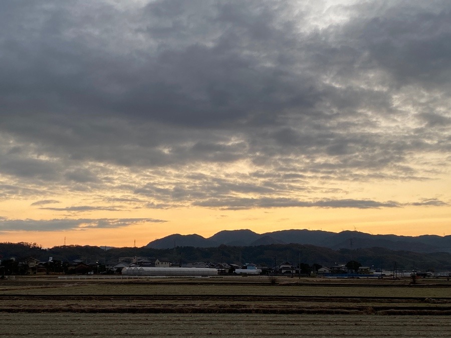 今朝の空　12／27