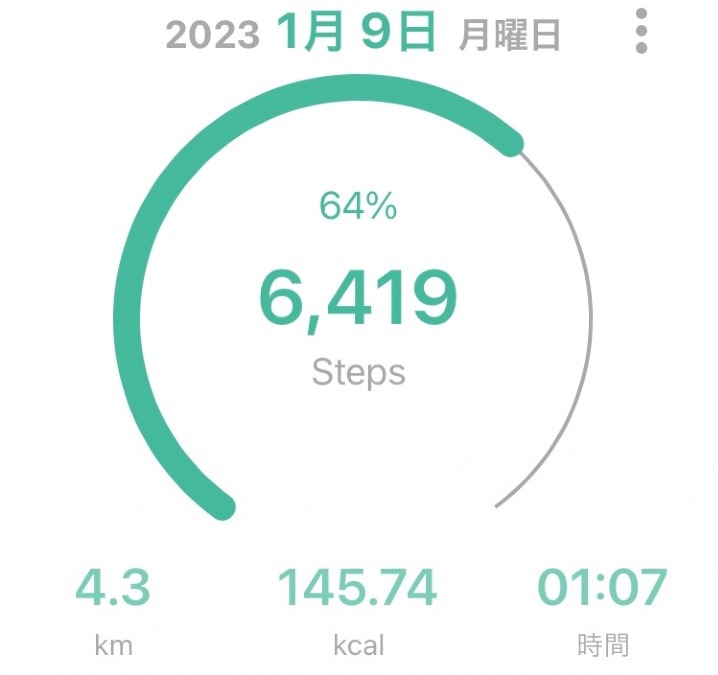 今日のウォーキング👣