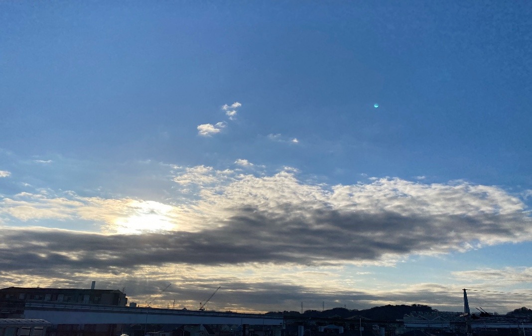 今朝の空1.11