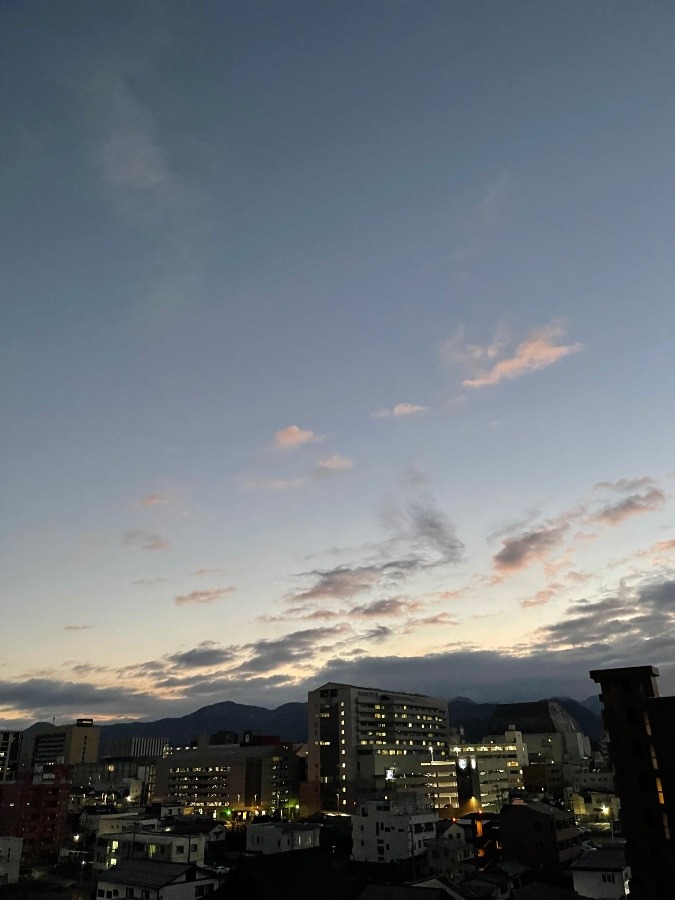 今朝の空  1