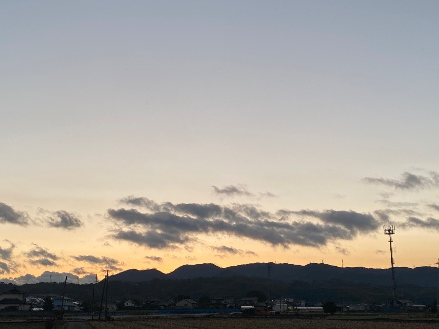 今朝の空　1／17