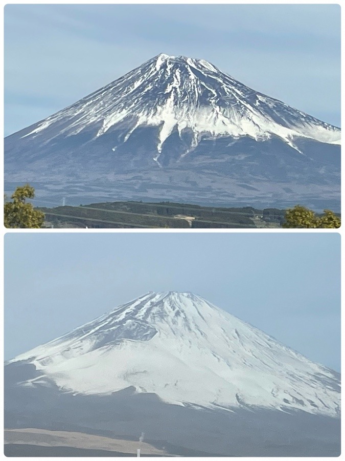 富士山の西、東⁉️