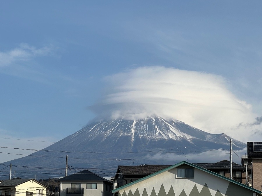 今朝の富士山