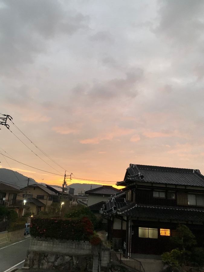 今朝の空