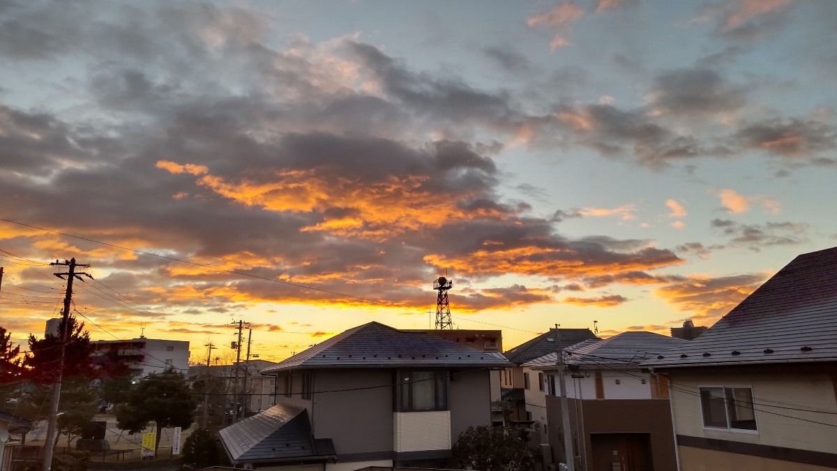 一月一日の空❗️