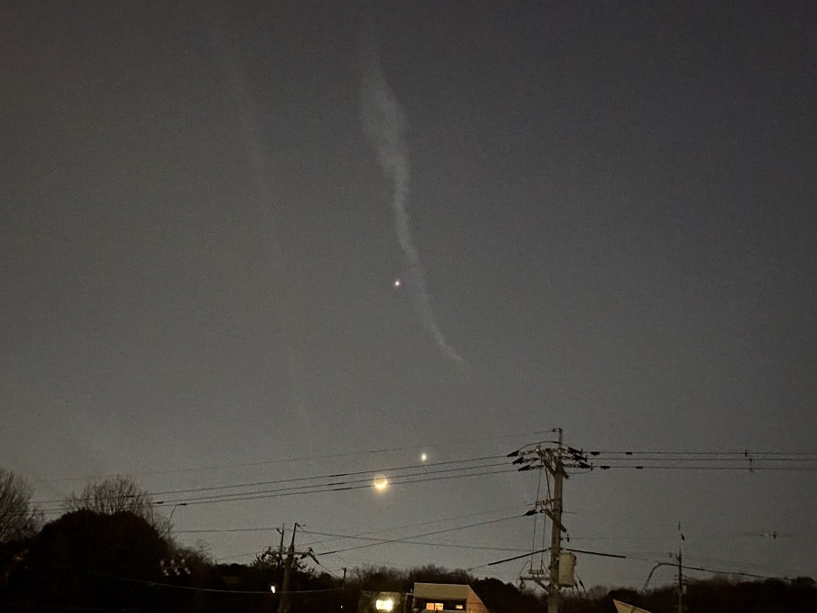 2／22  18:43の空🌙✨