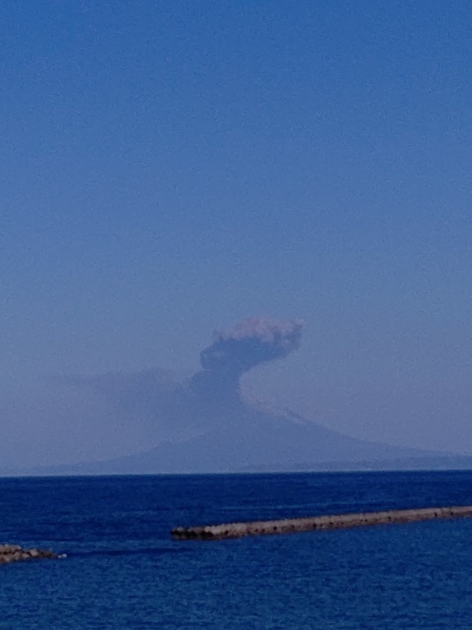 すご～い 🌋朝の桜島🌋