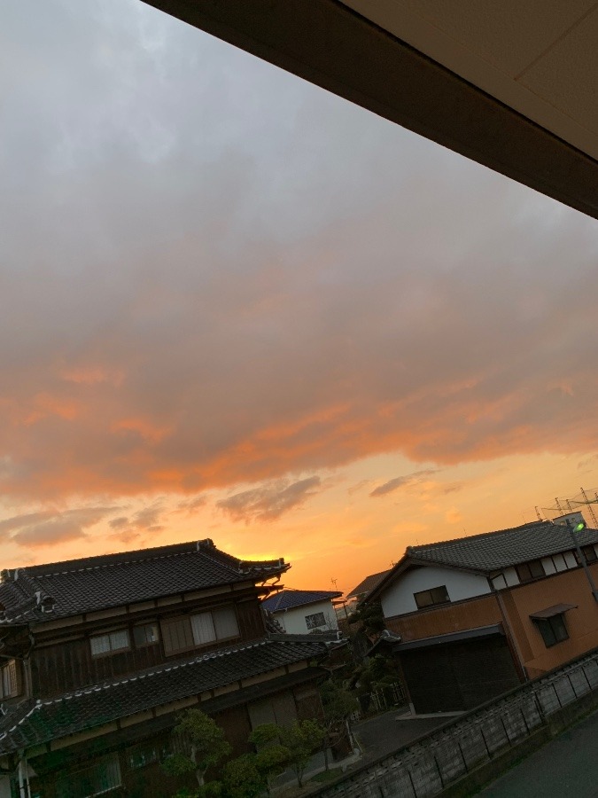 今朝の空