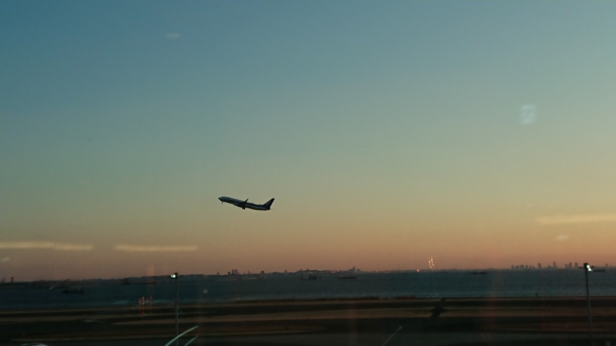 羽田空港〜飛び立った✈️