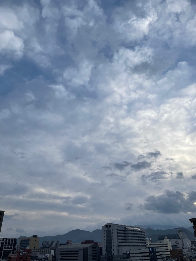 今朝の空  1