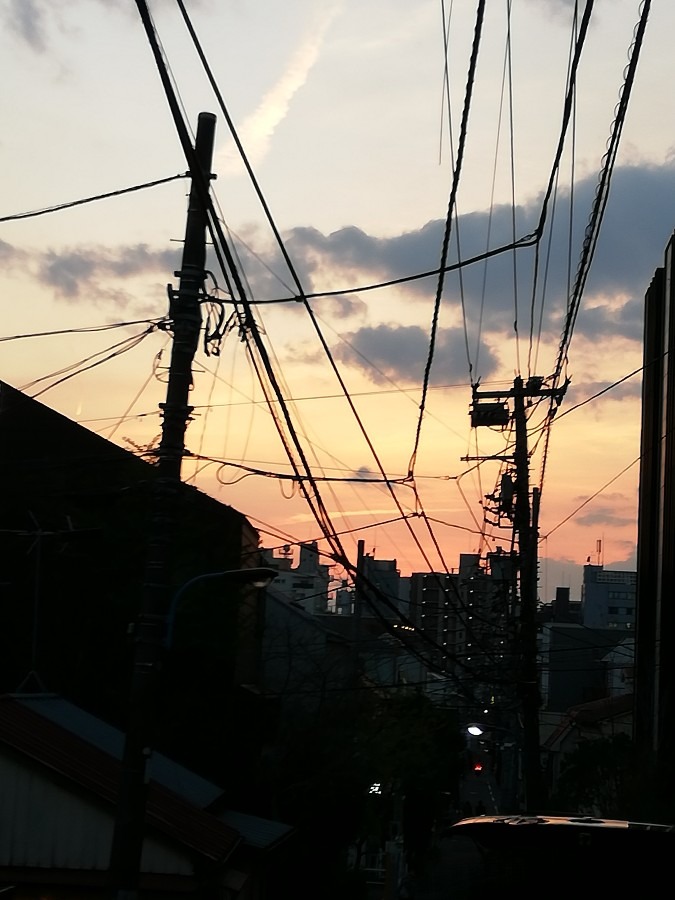 今、空  夕焼け