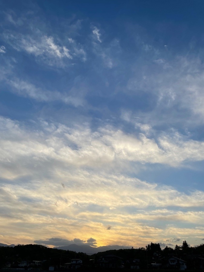 今日の夕焼け^_^