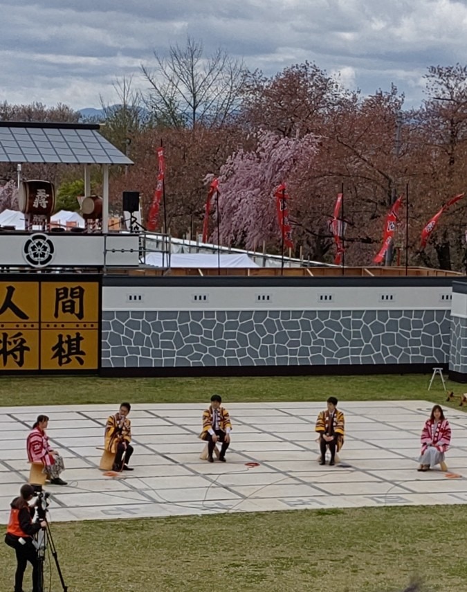 人間将棋まつり③トークショー🌸