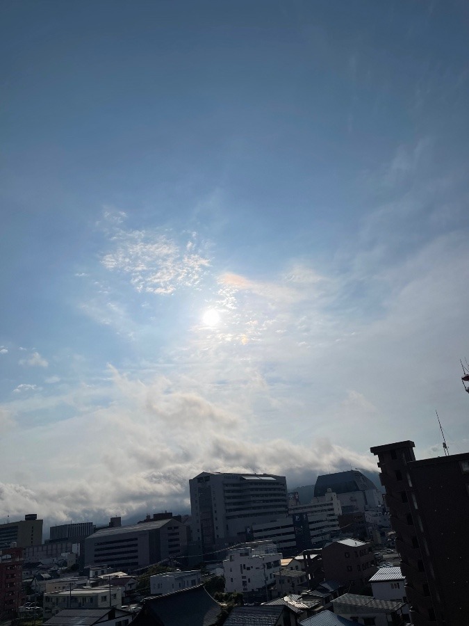 今朝の空  1