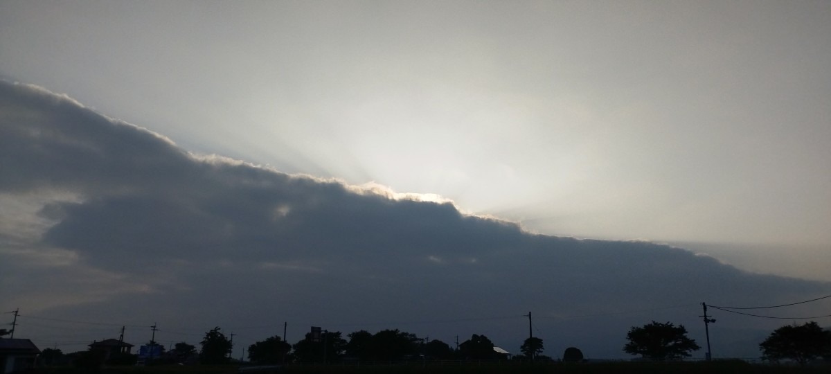 都城市（2023/5/21）今朝も晴れてます😊↗️（東の空）①