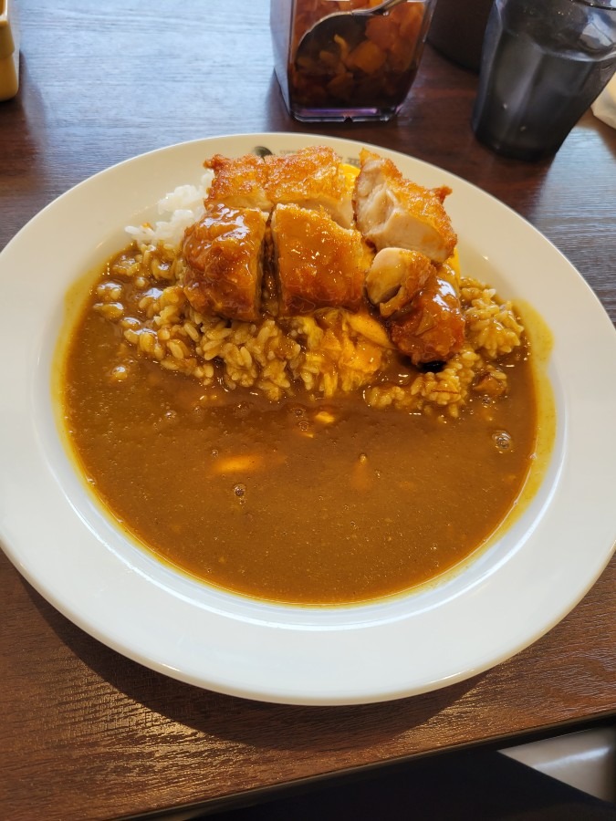 CoCo壱大井川店でもー一人の同僚が食べたカレー