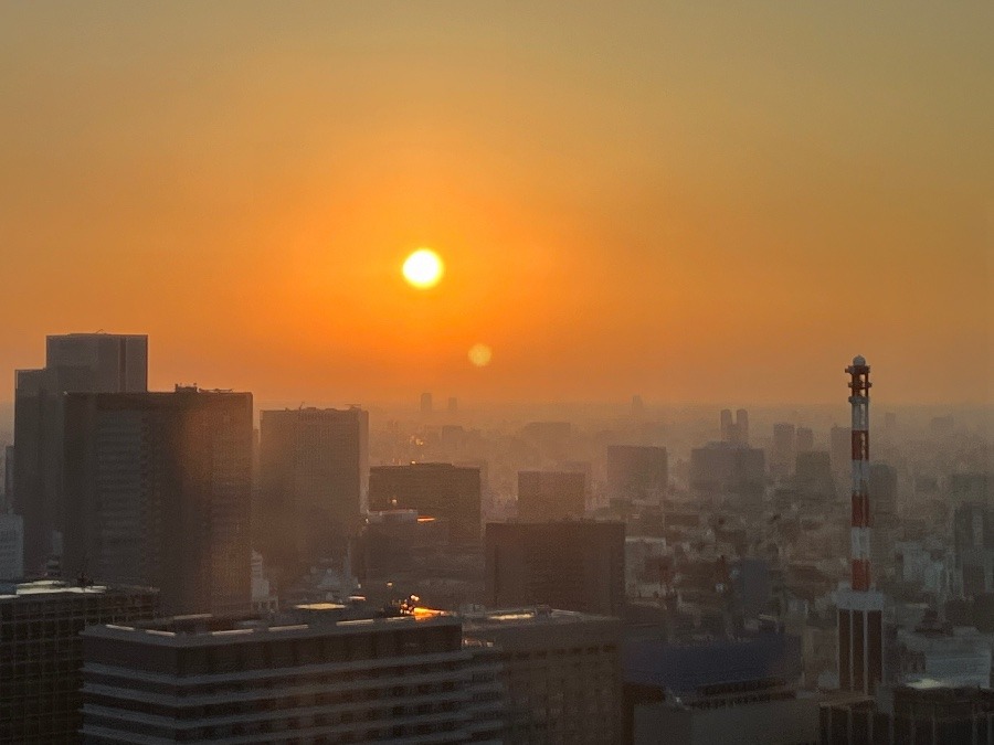 7/12 朝空（蓮始開はすはじめてひらく）