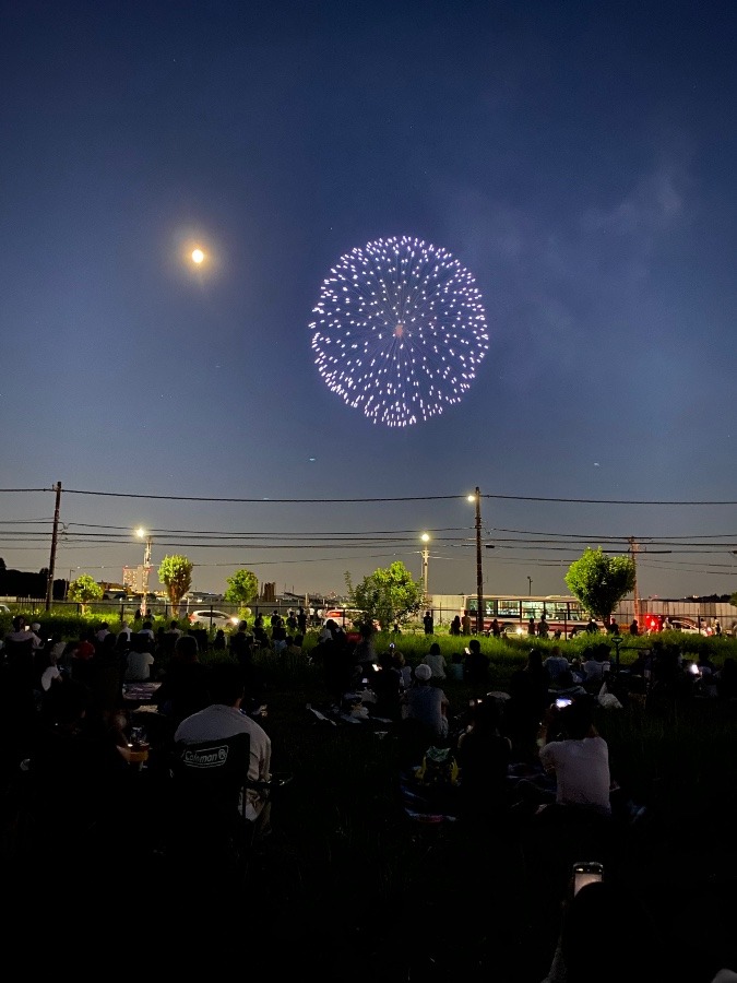 ３年ぶりの花火♪( ´▽｀)