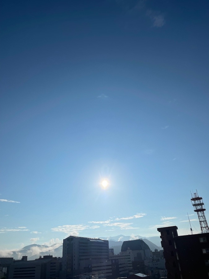 今朝の空