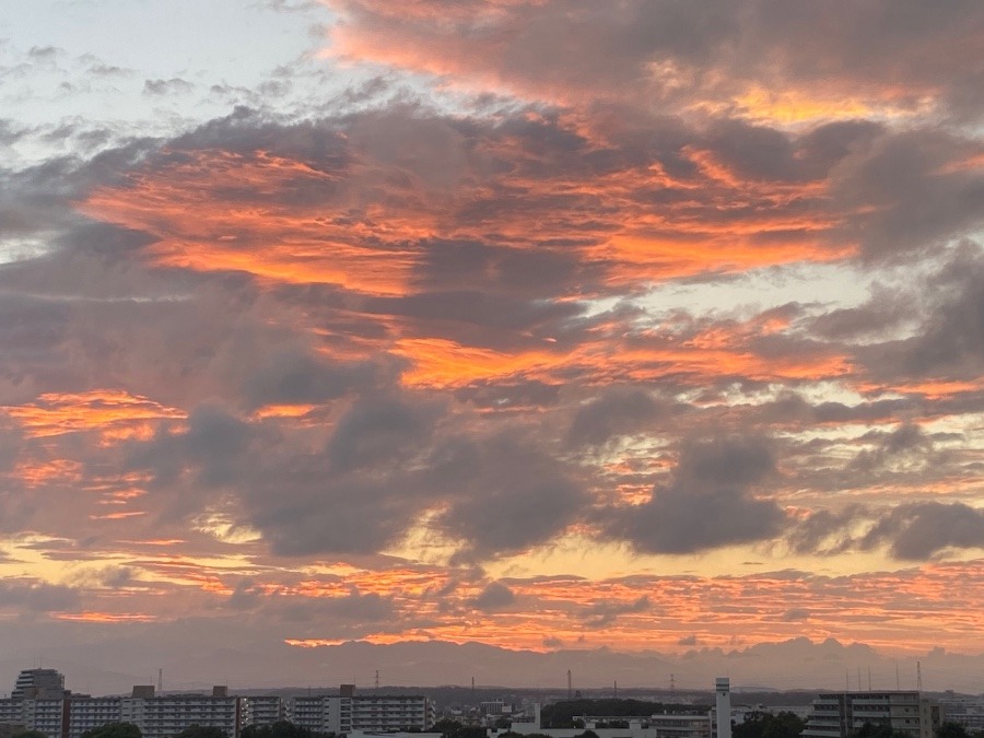 西の空